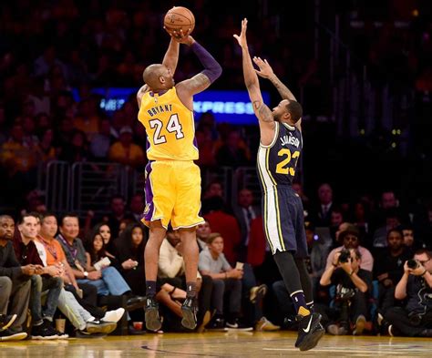 kobe last game|Lakers' Kobe Bryant scores 60 points, makes NBA history in final game.